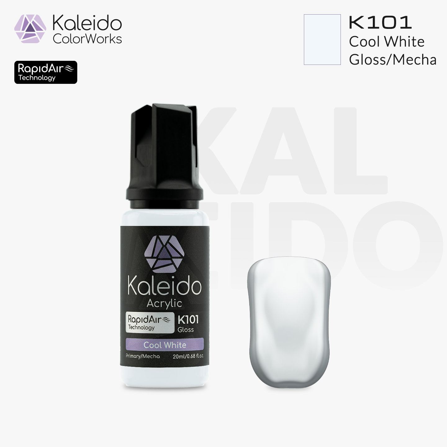 K101 Gaahleri Kaleido ColorWorks - Mecha Colors - Cool White 20ml