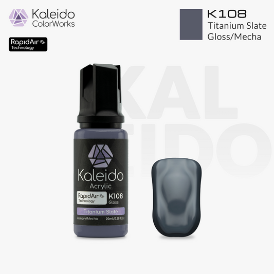 K108 Gaahleri Kaleido ColorWorks - Mecha Colors - Titanium Slate 20ml