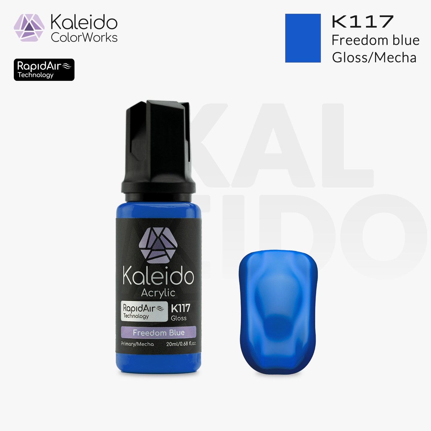 K117 Gaahleri Kaleido ColorWorks - Mecha Colors - Freedom blue 20ml