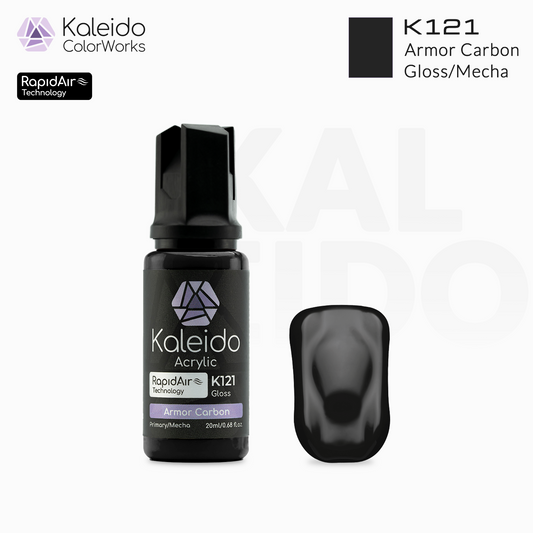 K121 Gaahleri Kaleido ColorWorks - Mecha Colors - Armor Carbon 20ml
