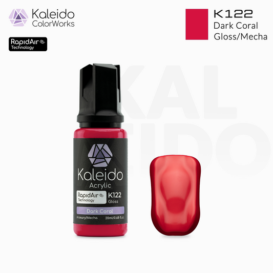 K122 Gaahleri Kaleido ColorWorks - Mecha Colors - Dark Coral 20ml