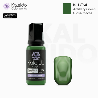 K124 Gaahleri Kaleido ColorWorks - Mecha Colors - Artillery Green 20ml
