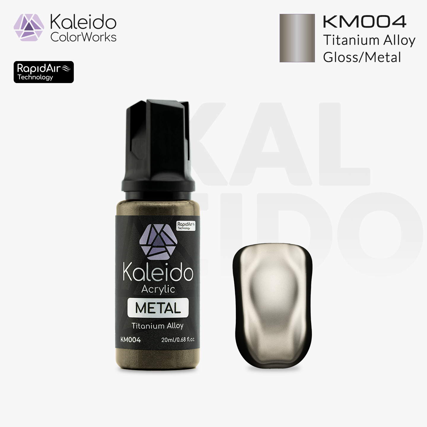 KM004 Gaahleri Kaleido ColorWorks - Metal Colors - Titanium Alloy 20ml