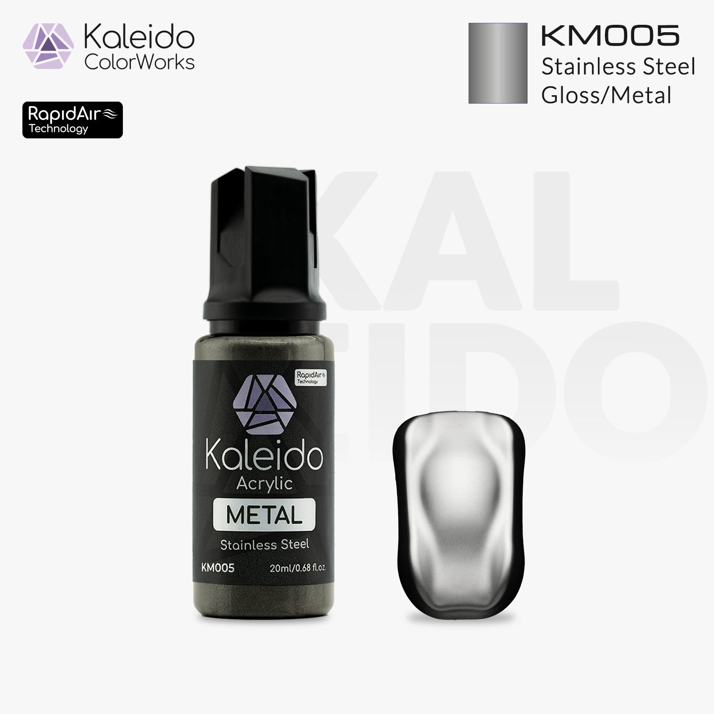 KM005 Gaahleri Kaleido ColorWorks - Metal Colors - Stainless Steel 20ml