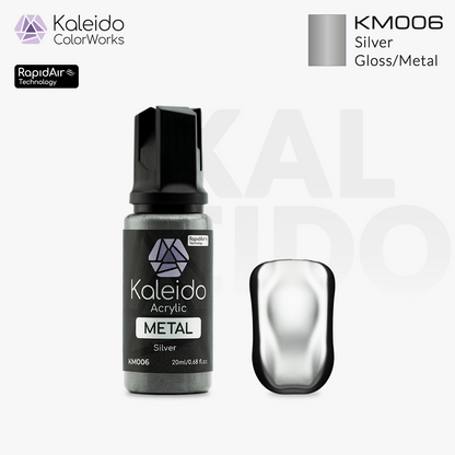 KM006 Gaahleri Kaleido ColorWorks - Metal Colors - Silver 20ml