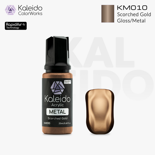 KM010 Gaahleri Kaleido ColorWorks - Metal Colors - Scorched Gold 20ml