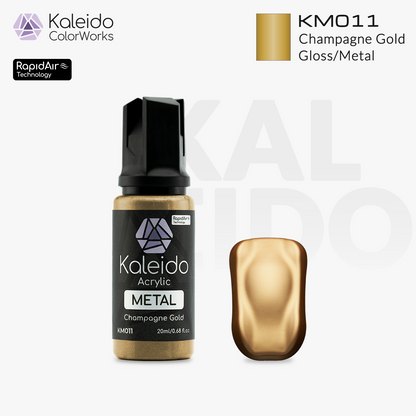 KM011 Gaahleri Kaleido ColorWorks - Metal Colors - Champagne Gold 20ml