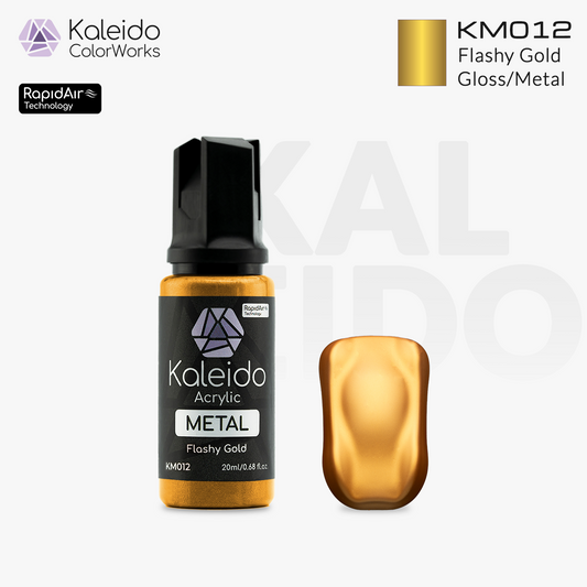 KM012 Gaahleri Kaleido ColorWorks - Metal Colors - Flashy Gold 20ml