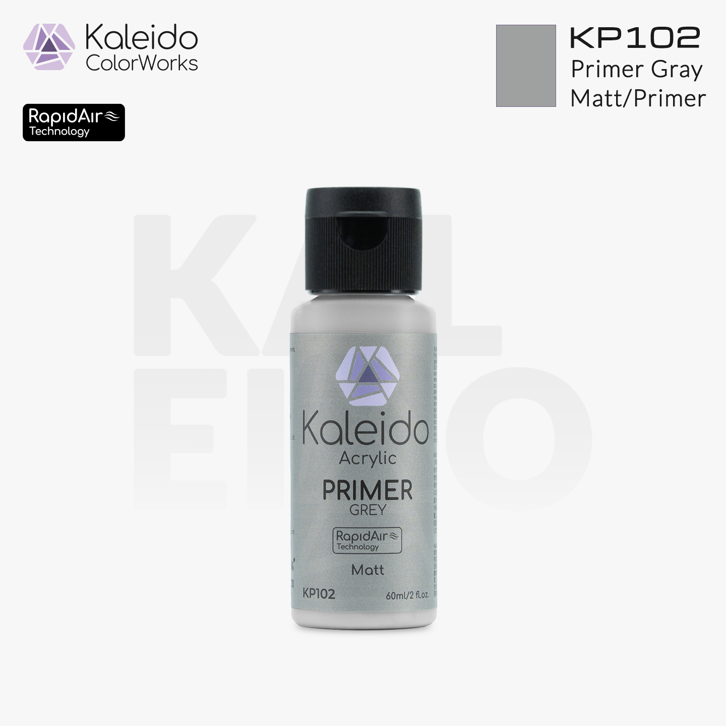 KP102 Gaahleri Kaleido ColorWorks - Primers - Gray 60ml