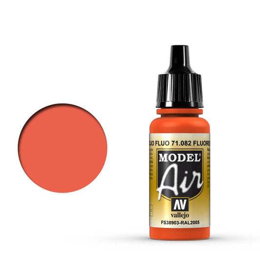 71.082 Vallejo Model Air - Fluorescent Red - 17 ML