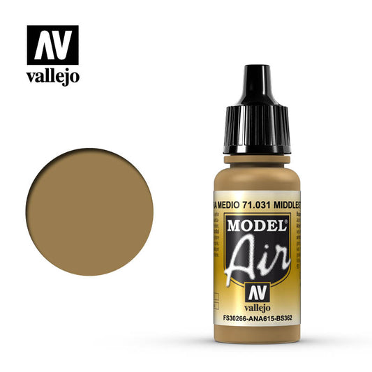 71.031 Vallejo Model Air - Middle Stone - 17 ML