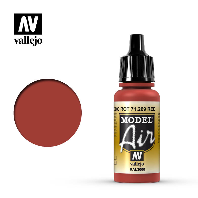 71.269 Vallejo Model Air - Red - 17 ML