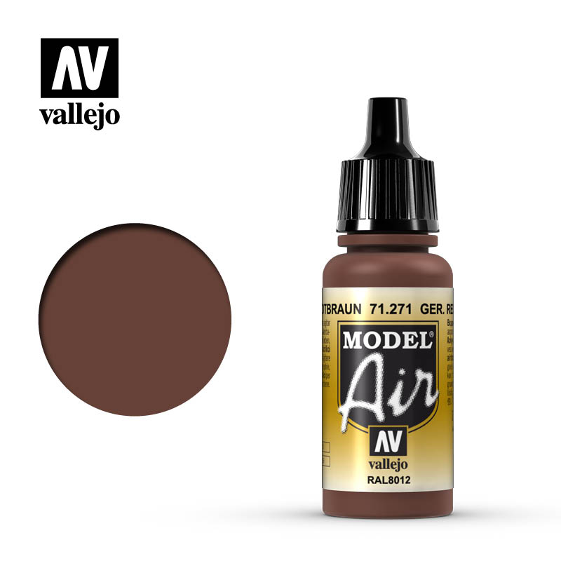 71.271 Vallejo Model Air - German Red Brown - 17 ML