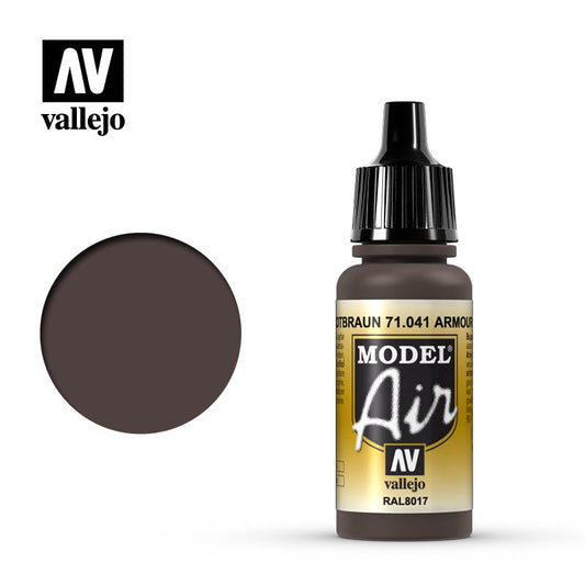 71.041 Vallejo Model Air - Armour Brown RAL8017 - 17 ML