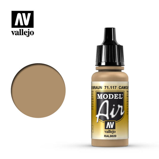 71.117 Vallejo Model Air - Camouflage Brown - 17 ML