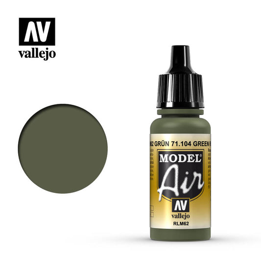 71.104 Vallejo Model Air - Green RLM62 - 17 ML