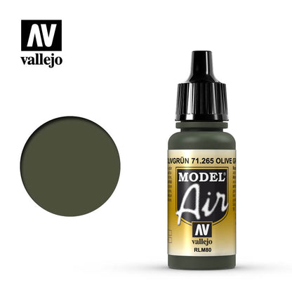 71.265 Vallejo Model Air - Olive Green RLM80 - 17 ML