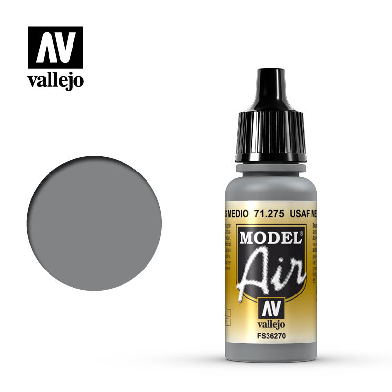 71.275 Vallejo Model Air - USAF Medium Gray - 17 ML