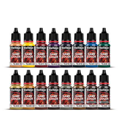 72.298 Vallejo Game Colour Set - Advanced (16 x 18ML)