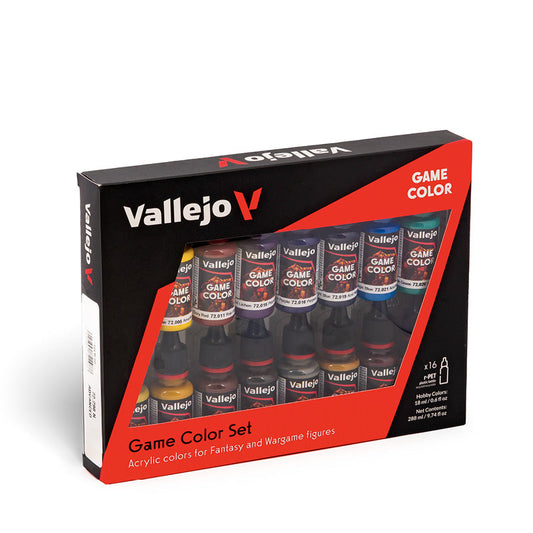 72.298 Vallejo Game Colour Set - Advanced (16 x 18ML)