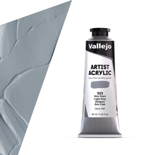16.323 Vallejo Artist Acrylic - Light Grey - 60 ML