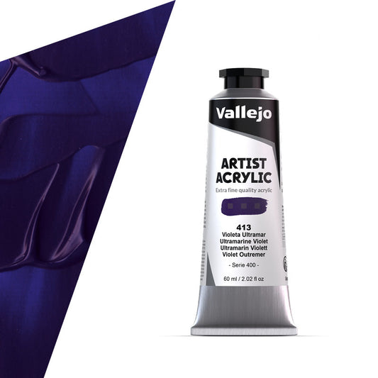 16.413 Vallejo Artist Acrylic - Ultramarine Violet - 60 ML