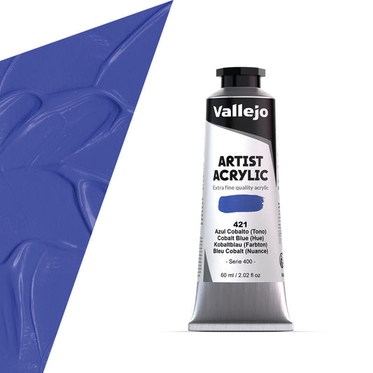 16.421 Vallejo Artist Acrylic - Cobalt Blue (Hue) - 60 ML