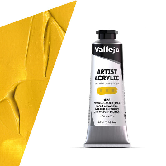 16.422 Vallejo Artist Acrylic - Cobalt Yellow (Hue) - 60 ML