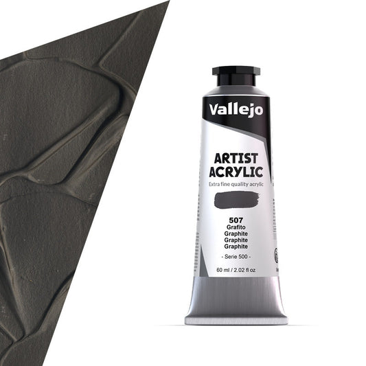 16.507 Vallejo Artist Acrylic - Graphite - 60 ML