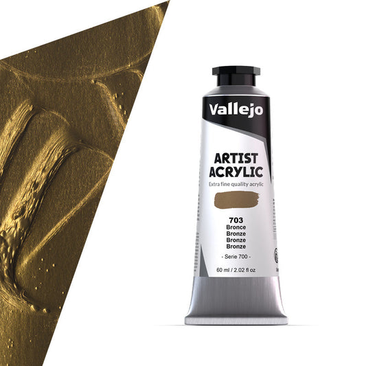 16.703 Vallejo Artist Acrylic - Bronze - 60 ML