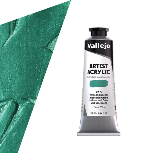 16.715 Vallejo Artist Acrylic - Iridescent Green - 60 ML