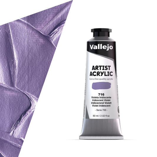 16.716 Vallejo Artist Acrylic - Iridescent Violet - 60 ML