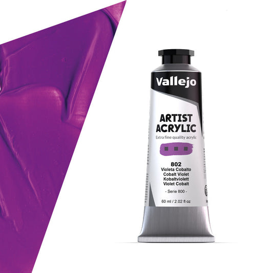 16.802 Vallejo Artist Acrylic - Cobalt Violet - 60 ML