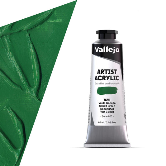 16.825 Vallejo Artist Acrylic - Cobalt Green - 60 ML