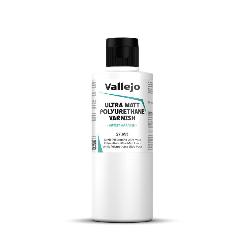 27.653 Vallejo - Ultra Matt Polyurethane Varnish - 200 ML