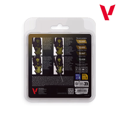 72.392 Vallejo Game Colour Set - Dead Flesh (4 x 18ML)