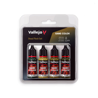 72.392 Vallejo Game Colour Set - Dead Flesh (4 x 18ML)