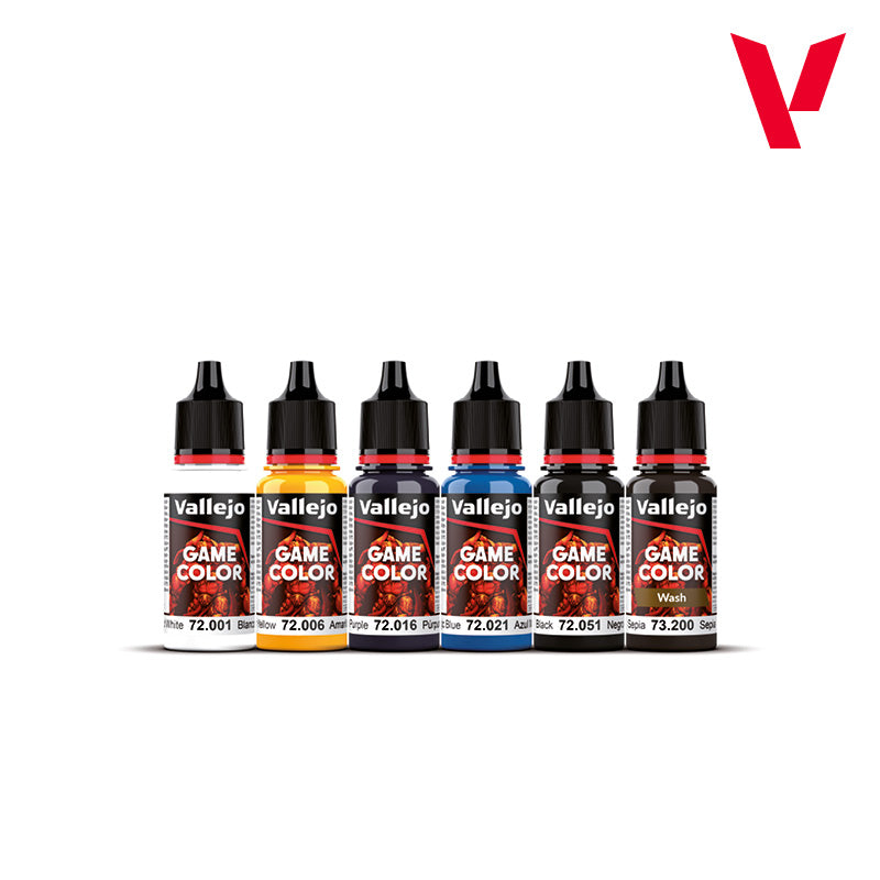 72.206 Vallejo Game Colour - Ultimate miniature Set Paint & Brushes (5)