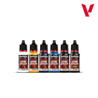 72.206 Vallejo Game Colour - Ultimate miniature Set Paint & Brushes (5)