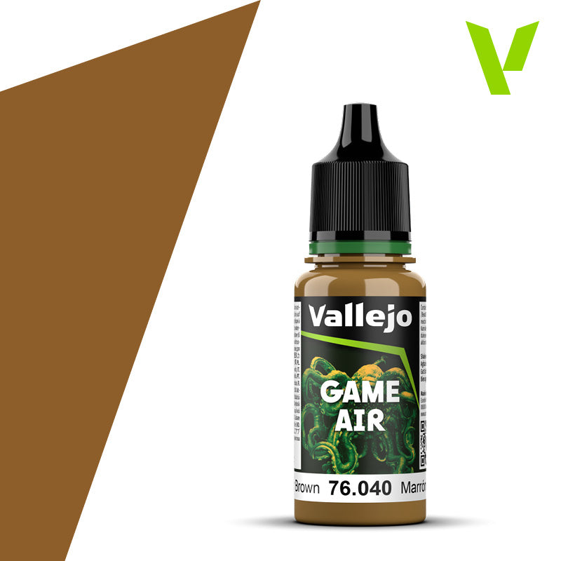 76.040 Vallejo Game Air - Leather Brown - 18ML
