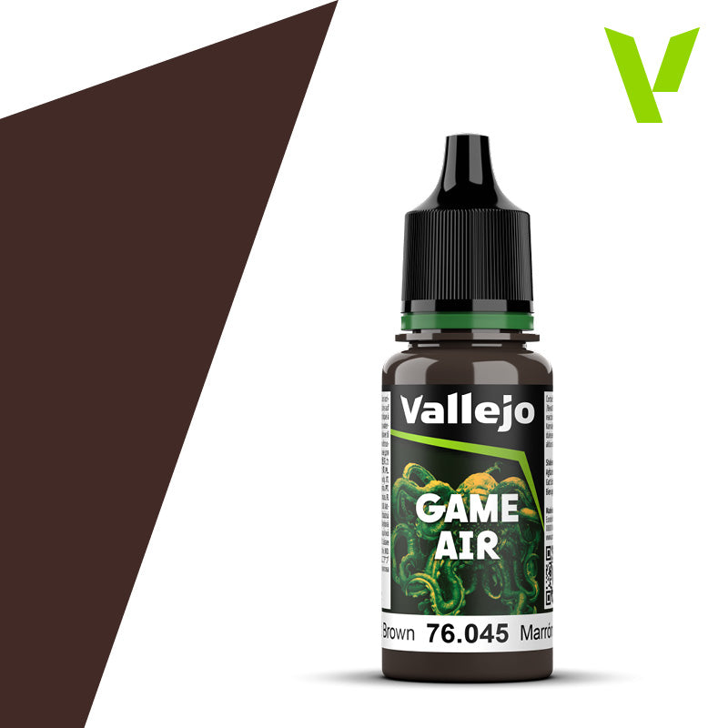 76.045 Vallejo Game Air - Charred Brown - 18ML