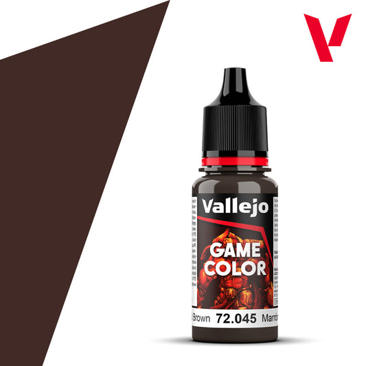 72.045 Vallejo Game Colour - Charred Brown - 18ML