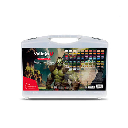 72.180 Vallejo Game Color - Foundation Case. 80 opaque colors (80 x 18 ML)