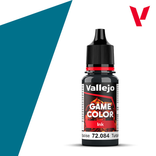 72.084 Vallejo Game Colour - Dark Turquoise Ink - 18ML