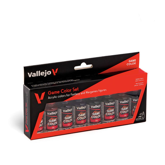 72.296 Vallejo Game Colour Set - Inks (8 x 18ML)