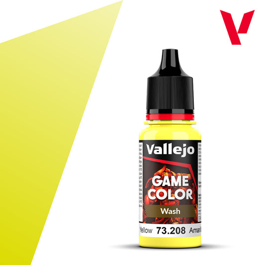 73.208 Vallejo Game Colour - Yellow Wash - 18ML