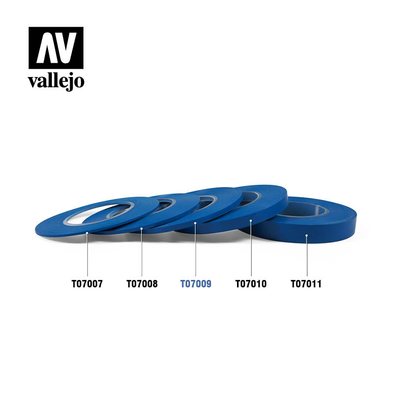 T07009 - Vallejo Flexible Masking Tape 3 mm x 18 m