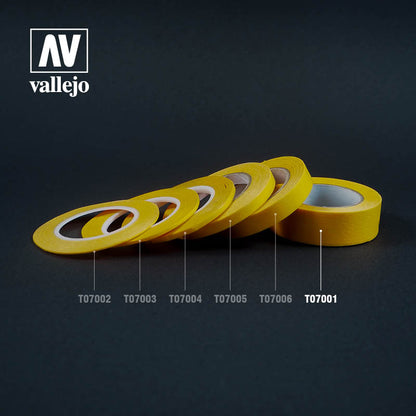 Vallejo T07001 - Masking Tape 18 mm x 18 m - Single Pack