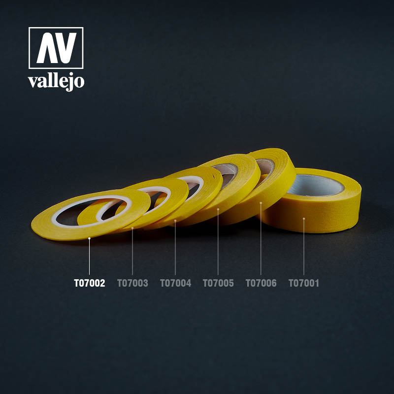 Vallejo T07002 - Masking Tape 1 mm x 18 m - Twin Pack