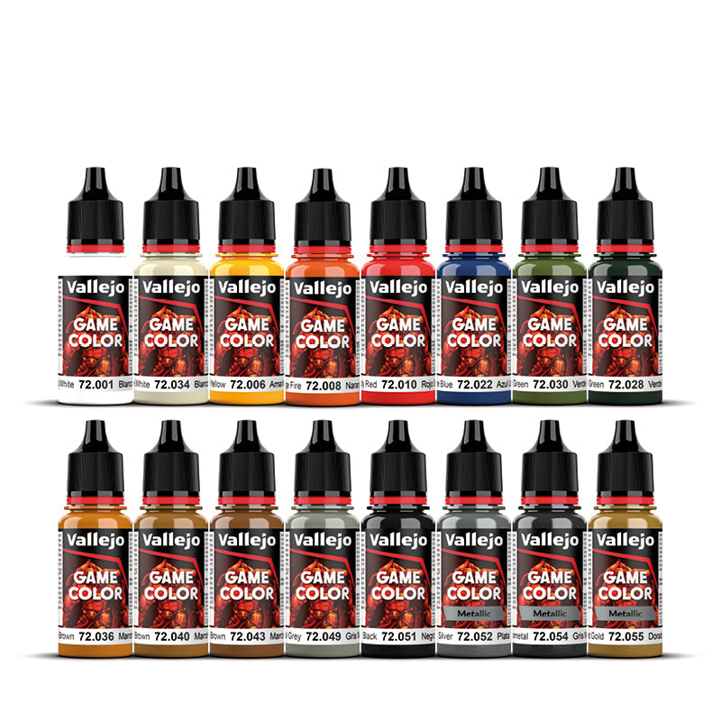 72.299 Vallejo Game Colour Set - Introduction (16 x 18ML)